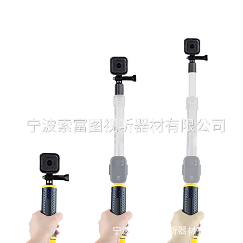 大理Gopro二代透明水晶自拍杆